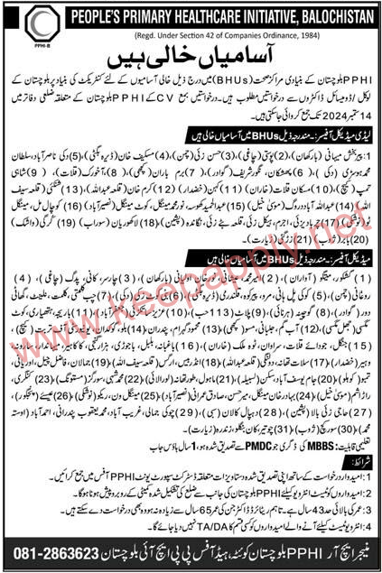 PPHI JOBS 2024